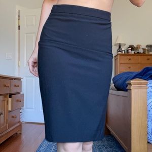 Black pencil skirt